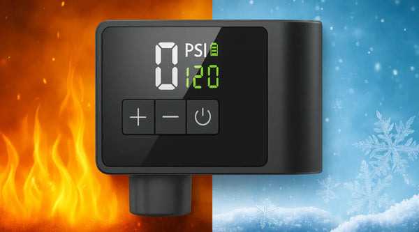 Hvorfor pumper min Bikeair pumpe anderledes i varme end kulde?