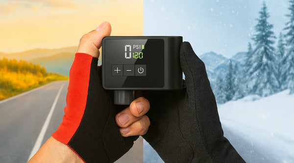 Hvorfor pumper min Bikeair pumpe anderledes i varme end i kulde?